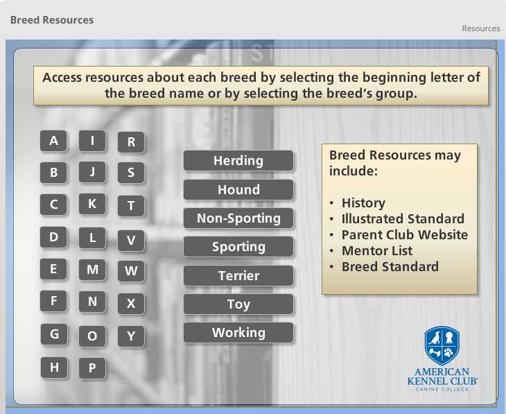 Image of Breed Resource HomePage